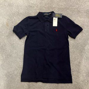 Boys M (10-12) Ralph Lauren Classic Polo Shirt Newport Navy